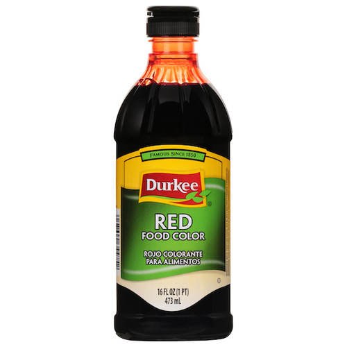 Durkee Red Food Color, 16 Fluid Ounces, 6 Per Case